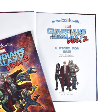 Personalised Marvel Guardians of the Galaxy 2 Hardback Story Book Extra Image 1